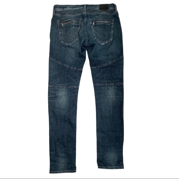 True Religion Ripped Blue Jeans Size 32 Denim - Picture 2 of 4
